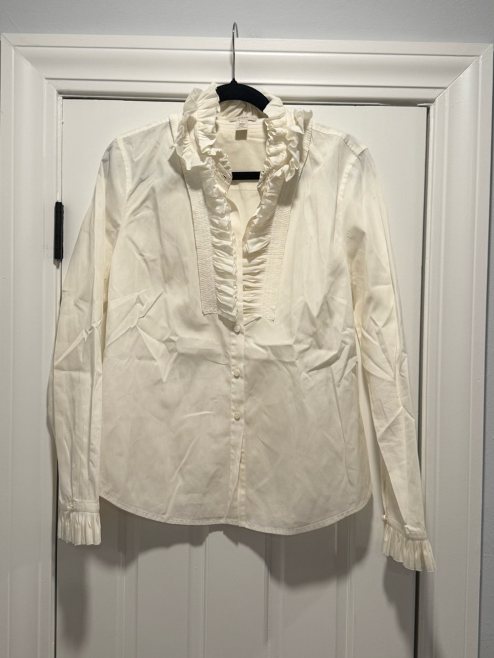 J. Crew Ruffle Blouse - Size 12 - NWOT